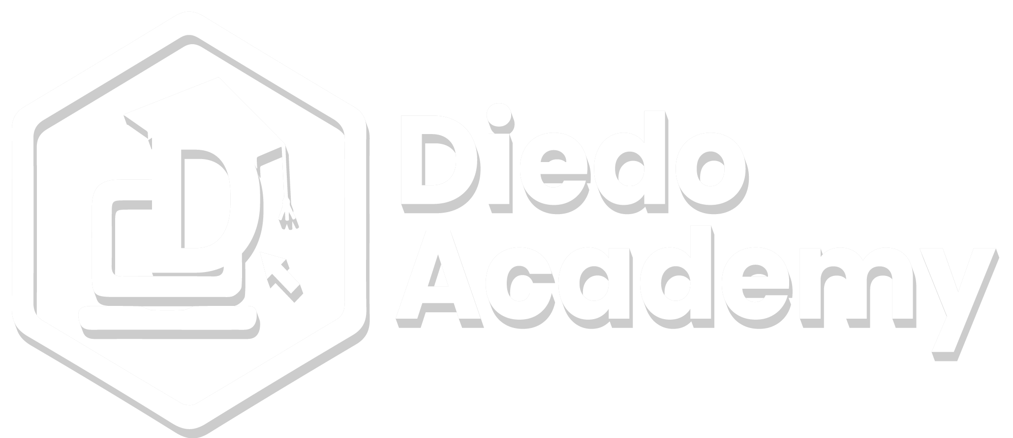 diedo academy white logo